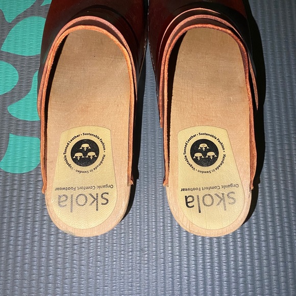Skola Clogs Annika Organic Handmade 7.5 womens - Picture 6 of 7